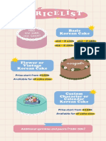 Basic Korean Cake: d10 - at 120k d12 - at 180k d16 - at 230k d18 - at 300k