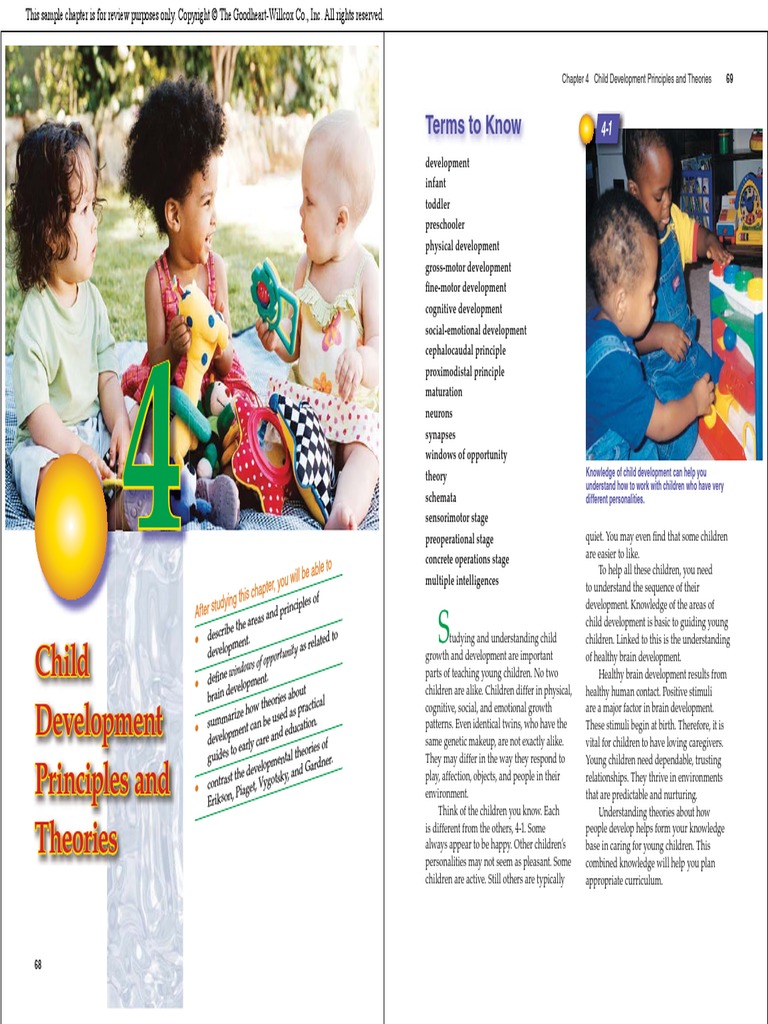 Child Development Principles and Theories Ch04 | PDF | Relationships ...