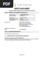 Lubesterad 3455 Safety Data Sheet