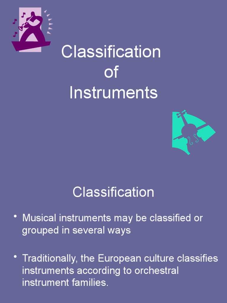 Ethnographic Classification of Instruments | PDF | Musical Instruments ...