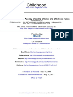 Children's Agency and Rights