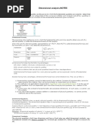 Dimensional Analysis Notes