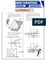 La Parabola Geometría Analítica para Quinto de Secundaria