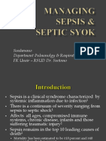 Sepsis and Septic Syok Management PEARLS 2019
