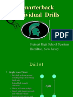 Quarterback Individual Drills