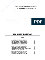 Strategi Pemasaran UD Grey Holiday