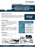 CONTENIDOS - CURSO DE CALCULO DE REMUNERACIONES, CONTRATO DE TRABAJO Y FINIQUITO