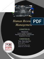 Human Resource Management: Submitted To