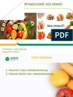 Vitamin C dan Biotin Metabolisme