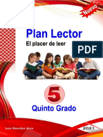 Plan Lector Quinto Grado Primaria