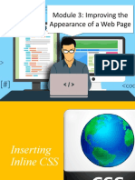 Module 3 Improving The Appearance of Your Web Page