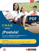 Postula COAR Piura 2021