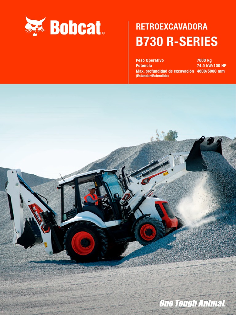 Folleto Bobcat B730 R-Series | PDF | Eje | Vehículo de motor