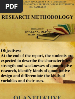 Research Methodology: Evalyn C. Oliva