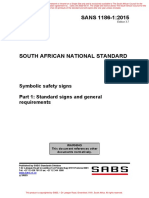 SANS 1186-1 Standard Signs and General Requirements