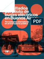 Resultados del piloto de buses eléctricos en Buenos Aires. Tecnologías alternativas en el transporte público