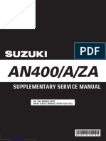 スズキ バーグマン400 (AN400A) サービスマニュアル スズキ バーグマン400 (AN400A) サービスマニュアル Suzuki AN400