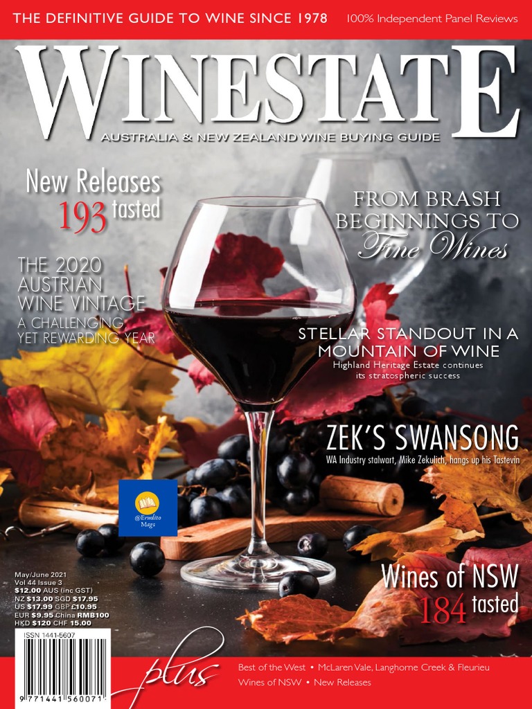 Winestate Magazine - May 2021, PDF, Wine