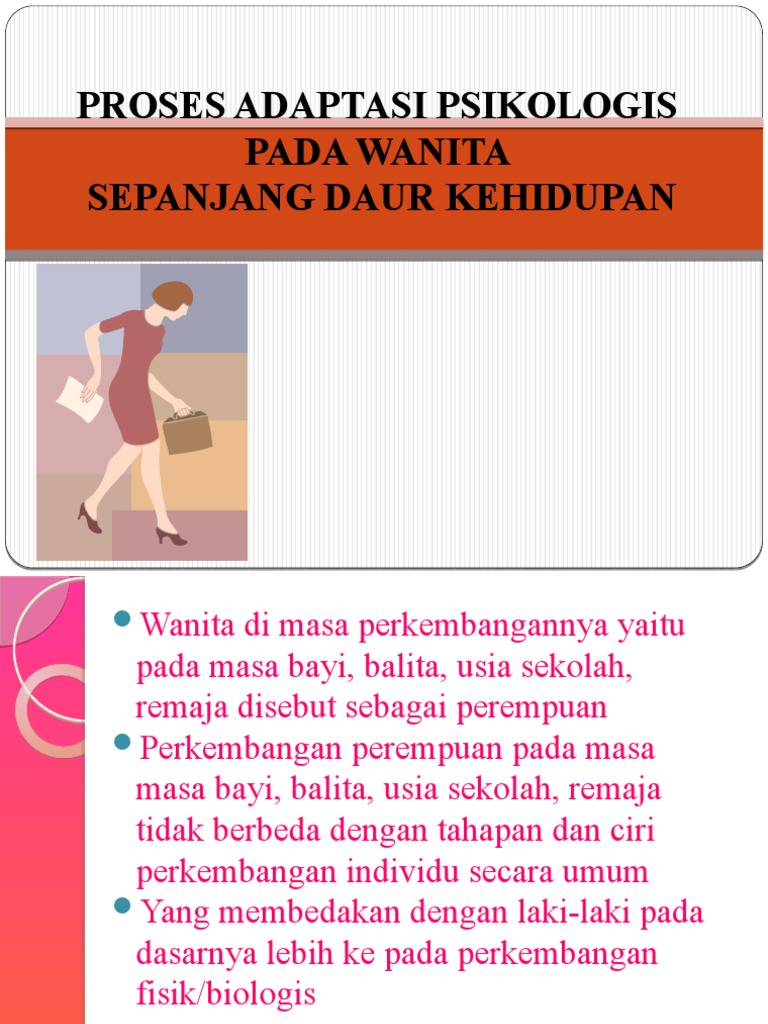 3 Proses Adaptasi Psikologis Pada Wanita Sepanjang Daur Kehidupan Pdf