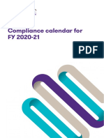 Compliance Calendar 2020-21