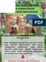 Perubahan Psikologis Masa Klimakterium