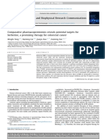 Comparative Pharmacoproteomics Reveals Potential Targets