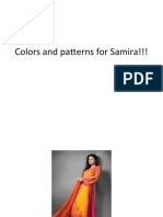 Colors and Patterns For Samira!!!