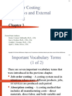 Job-Order Costing: Cost Flows and External Reporting