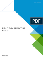 Nsx-t 3.0 Operation Guide