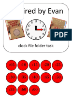 Inspired by Evan: Clock File Folder Task
