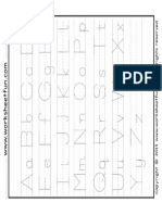 Tracing Small Capital Vert Letters Hexagon 1