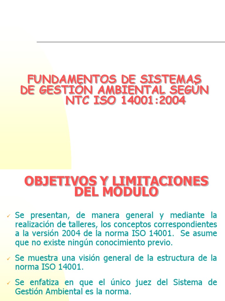 SISTEMA DE GESTIÓN AMBIENTAL ISO 14001 | PDF | Residuos | Agua