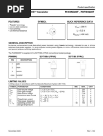 N-Channel Trenchmos Transistor Phx9Nq20T, Phf9Nq20T: Features Symbol Quick Reference Data