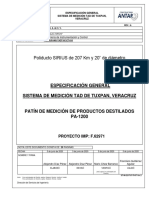 Sistema de medición TAD de Tuxpan, Veracruz