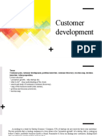 Customer Development