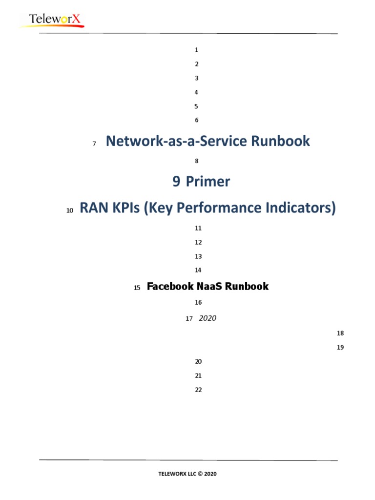 Primer On RAN KPIs | PDF | Mobile Technology | Physical Layer Protocols