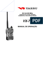 VX-7R Yaesu - Manual de Operação - Português