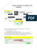PLC Programming Languages According To IEC Standards: Ladder Diagram (The Abbreviation Is LAD)