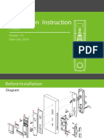 L5000 Electronic Door Lock Installation Instructions