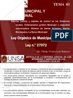 Gerencia Municipal y Capacidad Sancionadora