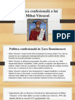 Politica Confesională A Lui Mihai Viteazu