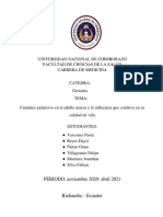 Cuidados paliativos y calidad de vida en adultos mayores