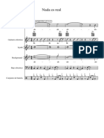 Nada Es Real 1 FRAGMENTO 2 - Partitura Completa