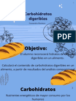 Carbohidratos Digeribles