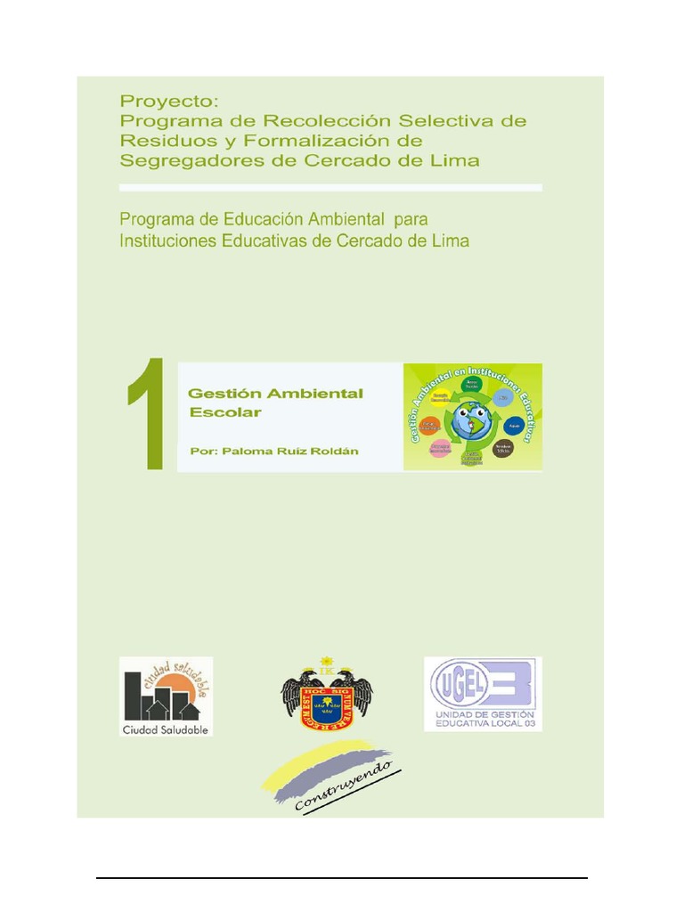 Educación Ambiental en Lima 2025 | PDF | Plan de estudios | Análisis FODA