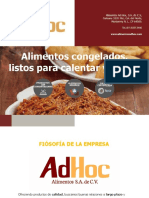 Presentación Alimentos Ad Hoc