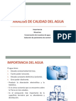 Análisis de La Calidad Del Agua