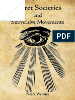 Secret Societies and Subversive Movements