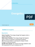 Energetics: Section 3: Physical Chemistry