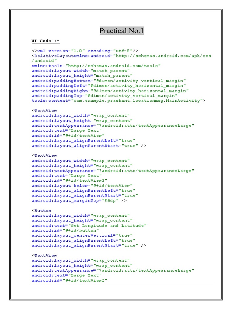 Ubiquitous Location Tracking App | PDF | Java (Programming Language ...